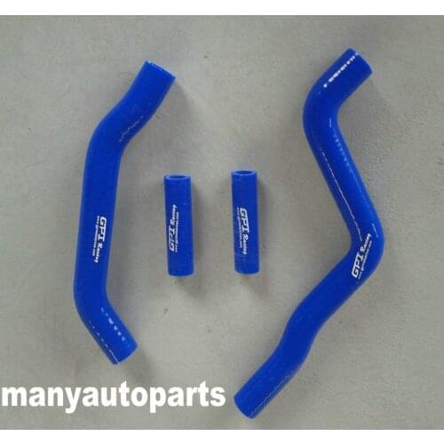 FOR KAWASAKI KX125 KX 125 2005 2006 2007 SILICONE RADIATOR HOSE BLUE