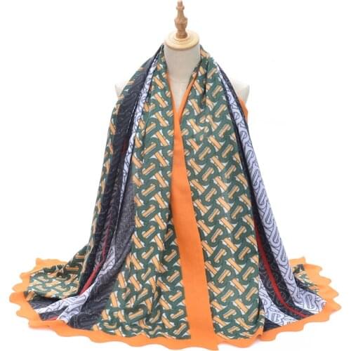 Warm Cashmere Ladies wraps chian Flower printing Long muffler Islamic scarf Solid shalws Muslim hijab Winter scarf 10pcs