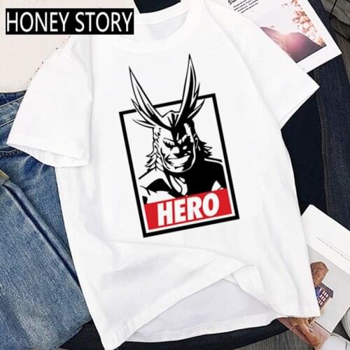 Women Summer Tops My Hero Academia Anime T Shirt Boku No Hero Academia Kawaii Himiko Toga Graphic Tees Loose Size Female