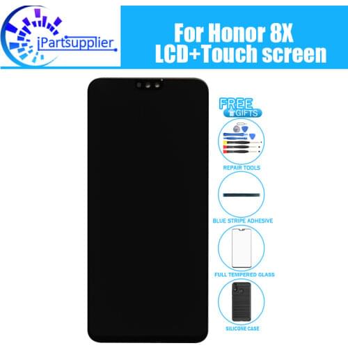 6.5 inch for Huawei Honor 8X LCD Display+Touch Screen 100% Original Tested LCD Digitizer Glass Panel Replacement For Honor 8X