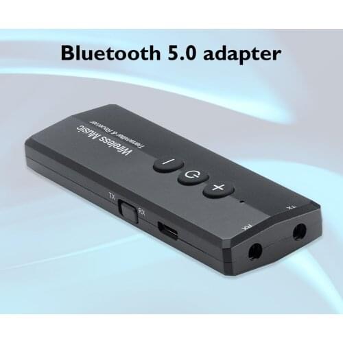 ALLOYSEED ZF360 2 in 1 Bluetooth 5.0 Adapter Dongle Wireless Audio Receiver Transmitter for PC TV Car Speaker Reciever Adapter