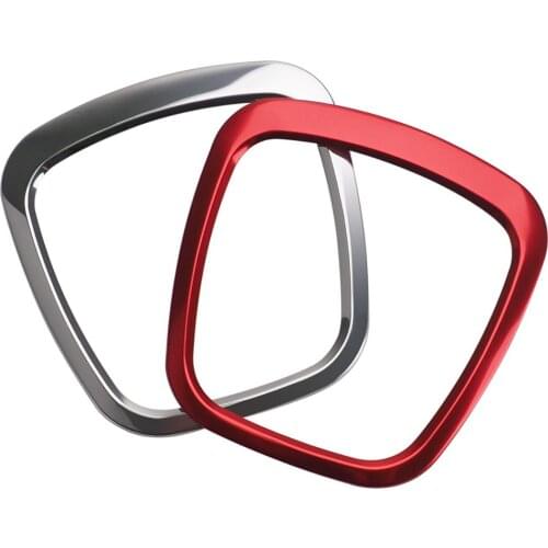 ABS Car Steering Wheel Sticker Steering Ring Cover For Audi Sline A6 C6 A3 A4L A5 A7 A8 Q5 A1 Emblem Sticker Car Accessories