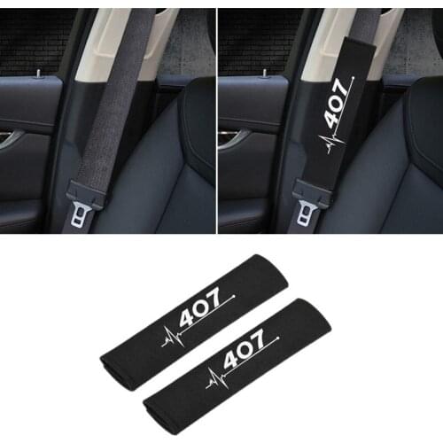 Car Styling Protect Shoulders Pads Case For Peugeot 407 accessories