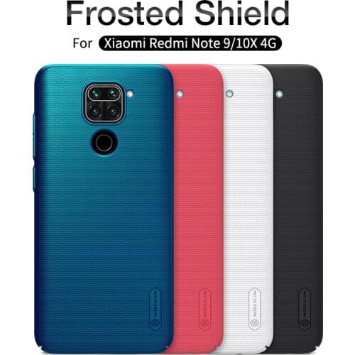 Redmi Note 9 Case For Coque Xiaomi Redm Note 9 Nillkin Super Frosted Shield Xiaomi Redmi Note9 Hard PC Back Cover Redmi 10X Case