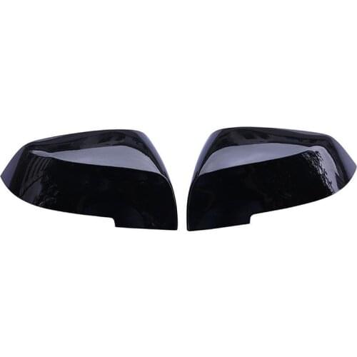 Gloss Black ABS Side Rearview Mirror Cap Cover Trim For BMW 3 4 Series GT F30 F31 f32 f33 F34 F36 2013-2018 Auto Accessories