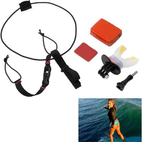 High Quality Mouth Mount Holder For GoPro 9 8 7 Camera SJCAM Fit Surfing and Diving Sports