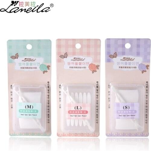 Double-Sided Transparent Beautiful Eyes Stickers Mesh Hidden Eyelid Stickers Double Eyelid Tool 120 Back A117