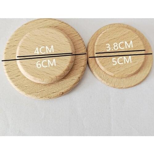 10pcs Round Disc Unfinished Wood Circle Wood Pieces Wooden Cutouts Ornaments for Craft Supplies Decoration
