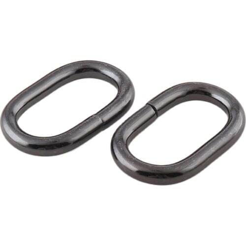 Metal oval ring, bag Strap buckle purse ring,webbing bag clasp leather craft handbag making hardware