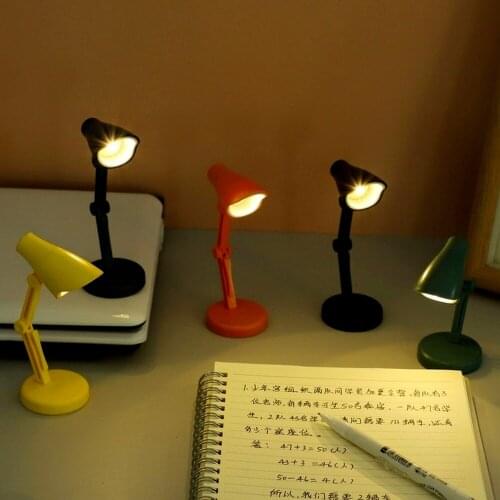 Mini Led Desk Lamp Portable Folding Night Light Magnetic Table Lamp For Eye Protection Gift Giving
