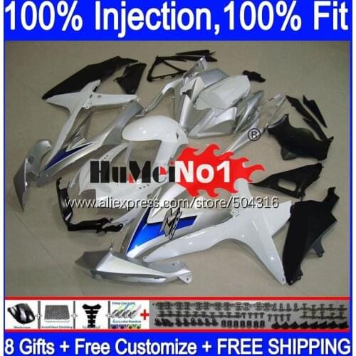 OEM For SUZUKI GSXR-750 GSXR 600 750 GSXR600 GSX-R750 17MC.65 Gloss White GSXR-600 K8 GSXR750 2008 2009 2010 08 09 10 Fairings