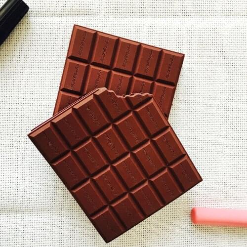 Creative Chocolate Fashion Pocket Note Pad 80 Sheets Blank Paper Notebook 8.6cm*10cm School Office Stationery Gift