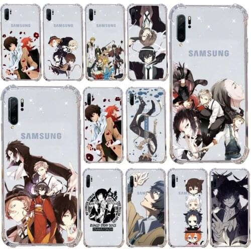 Bungou stray dogs Dazai Transparent phone case for Samsung s9 s10 s20 Huawei honor P20 P30 P40 xiaomi note mi 8 9 pro lite plus
