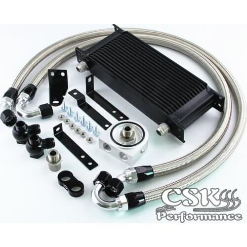 Direct Fits For honda S2000 00-09 16 Row Bolt On Engine Oil Cooler Hose Adapter Kit