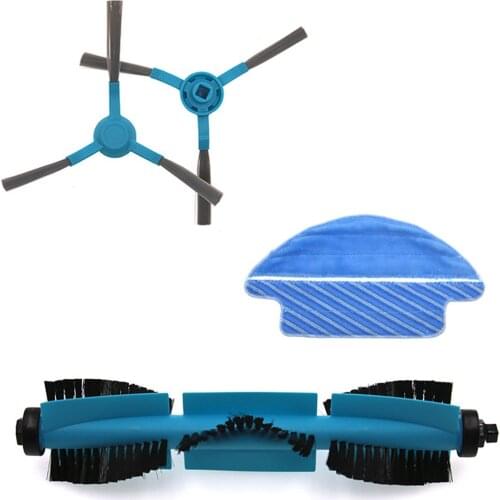 Roller Brush Side Brush Mop Cloth for Conga 3090 Series Robot Vacuum Cleaner Replacement Accessories