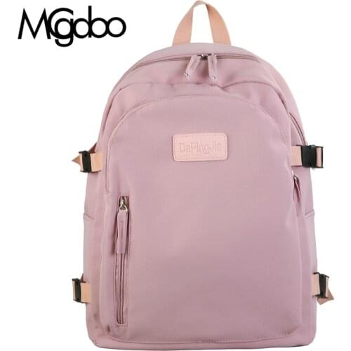 Mgcdoo Fashion Backpack Canvas Women High Quality Backpack Anti-theft School Bag For Teenage Girls School Backpack Female