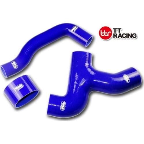SA1866BL - Fit Subaru Impreza GC8 GDB STi Silicone Turbo Hose Kit Y-pipe 1996' - 2006 BLUE