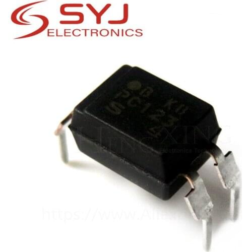 10pcs/Lot PC123 DIP-4 SOP-4 Photoelectric Coupling In Stock