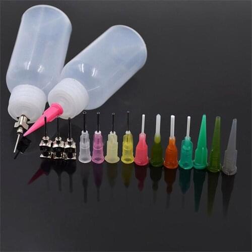 2020 1Set Henna Paste Bottle Nozzle Tips Kit tatoo caps Applicator Drawing for Body Art Paint Making Tool Set Tattoo Accessories