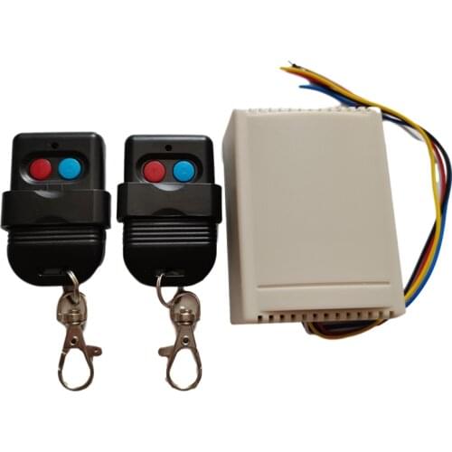 433MHz Universal Wireless Remote Control AC/DC 12-24V 2CH rf Relay Receiver and remote control for Universal Garage door