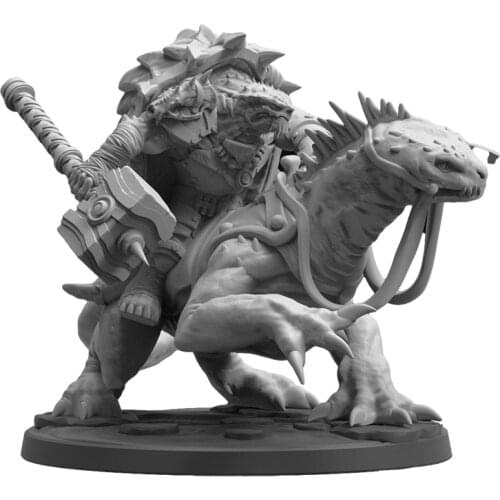 50mm Resin Model Kits Dragon Ninjie Turtles Figure Unpainted No Color DW-028