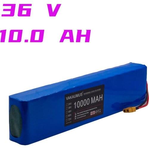 Electric Scooter 36V Battery 10S3P 10Ah 18650 Battery Pack 500W 36v Lithium Electric Bike Battery Rechargeable Li-Ion Battery