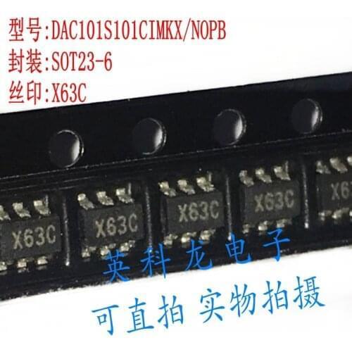 Free shipping 10pcs/lot DAC101S101CIMK DAC101S101 SOT23-6 Stock
