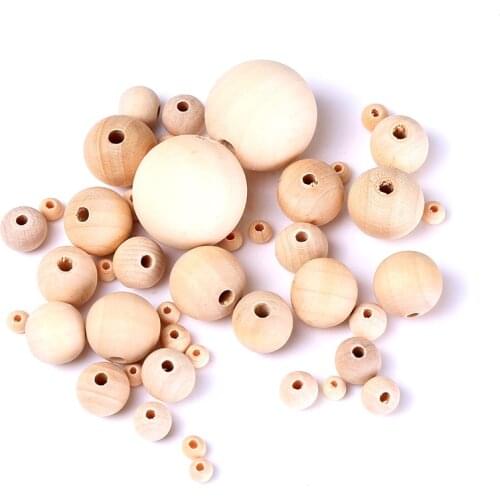 1000Pcs Natural Loose Space Beads For Jewelry Marking Bracelet Charm Needlework Wooden Beads DIY Accessories Jewelry Finding