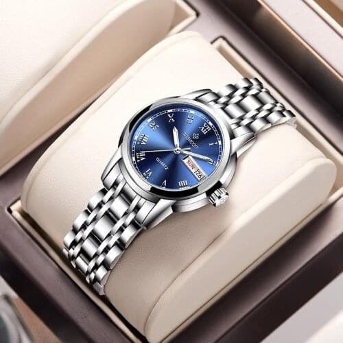 WISHDOIT Women Watches TOP Brand Waterproof Luminous Classic Elegant Quartz Watch Leather Belt Ladies Watch Relogio Feminino