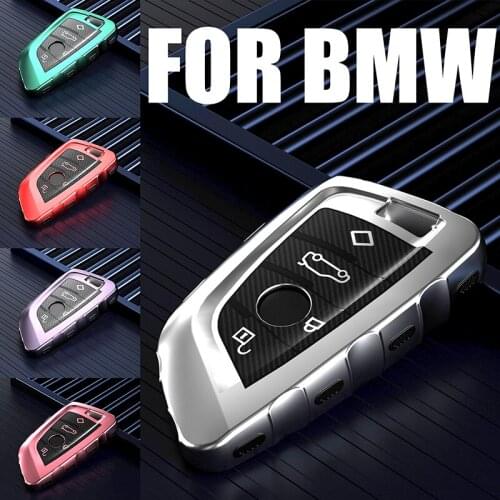 Car Key Case Cover TPU Fob For BMW 2 3 5 7 Series 6GT X1 X3 X5 X6 F45 F46 G20 G30 G32 G11 G12 F48 G01 F15 F85 F16 F86 Keychain
