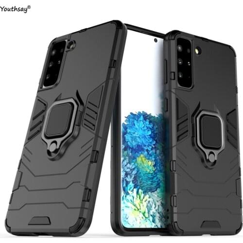 For Samsung Galaxy S21 Plus Case Protective Case For Samsung Galaxy S21 Plus Cover Armor Finger Ring Cover For Samsung S21 Plus