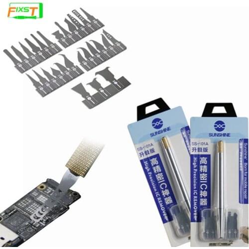 SUNSHINE SS-101A Upgrade IC Blade artifact Remove Glue CPU tiering Clear border Glue and disassemble IC chip