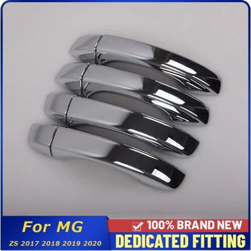 For MG ZS 2017 2018 2019 2020 Car Side Door Handle Cover + Door Bowl Cover Frame External Decorations
