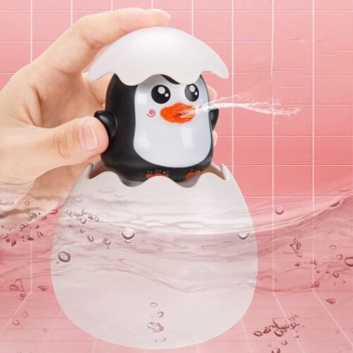 Water Spray Duckling Baby Bathroom Bath Toy Bathroom Floating Water Spray Egg Childrens Water Play Toy Water Spray Fun