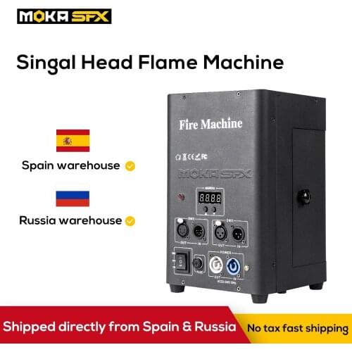 Spain and Russia Shipping Dmx Fire Machine Spray Flame Projector Stage Jet Flame Machine Propane Flame Thrower With Safe Channel