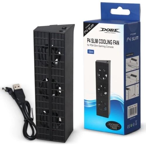 For Sony PS4 Slim Playstation Play Station PS 4 Cooler Cooling Fan DC 5V Game Console USB Kit Controller Support Control Normal