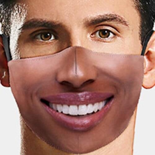 Hot Masque Spoof Funny Adult Men Mask Unisex Christmas Halloween Cospaly Face-Protection Cycling Sports Breathable Party Masks