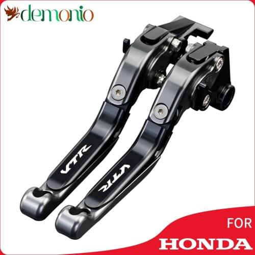 Motorcycle Brake Levers Adjustable Brake Clutch Lever Handlebar For Honda VTR1000F / FIRESTORM 1998 - 2005 VTR 1000 F 1000F