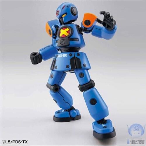Original Bandai Carton Fighter Bomb Fighter WARS LBX AX-00 Achilles PVC Character Model Child Doll Toy