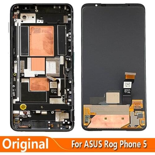 6.78" For ASUS ROG Phone 5 Ultimate 144HZ ZS673KS 1B063IN LCD Display Touch Digitizer Screen Assembly