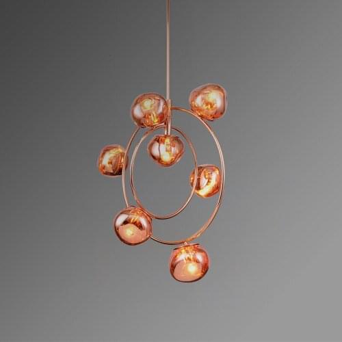 Modern Glass Ball Pendant Lights For Dining Room Indoor Home Kitchen Fixtures Hanging Lamp Bar Restaurant Decor Luminaire Luster