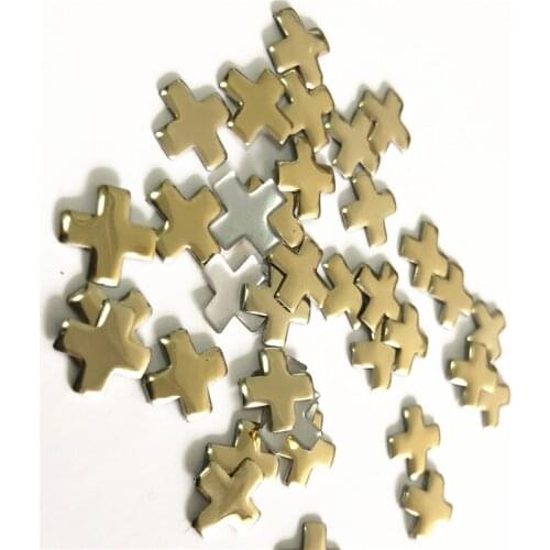 500pcs 10mm Hotfix Studs Cross Shaped Gold Hotfix Nailheads Hot Fix Rhinestone DIY Spikes Flatback For Transfer High Quality