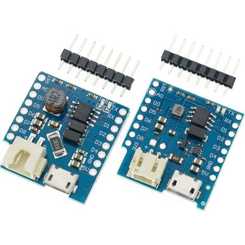Battery Shield V1.1 V1.2 For WEMOS D1 mini single lithium battery charging & boost