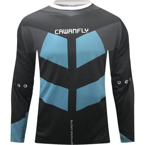 Winter Long Sleeve Quick Dry MTB Jersey Motocross DH Wear BMX Cycling Mountain Bike Clothing Downhill T Shirt