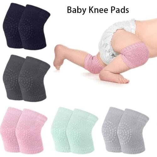 1 Pair Baby Knee Pad Kids Safety Crawling Elbow Cushion Toddler Baby Leg Warmer