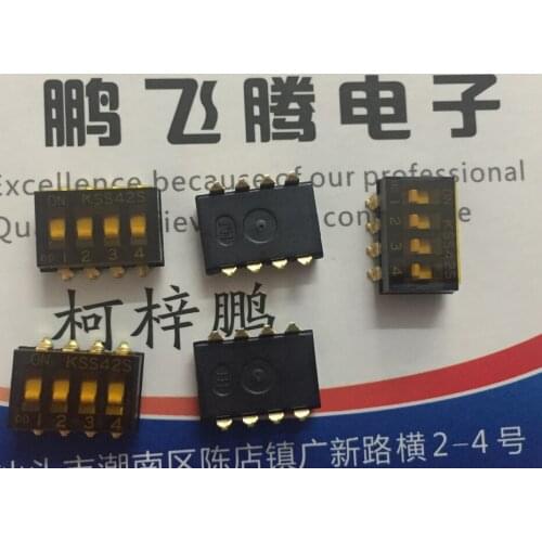 1PCS Imported Japanese OTAX KSS42SE patch dial code switch 4-bit 2.54 pitch coding switch gold-plated feet