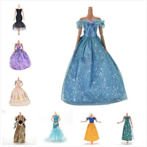11.11 Sale Princess Doll Dress Noble Party Gown For Doll Fashion Design Outfit Best Gift For Girl' Doll