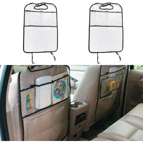 2 PCS Car Seat Cover Back Children Seat Anti-Kick Stain-Resistant Protection Mat Premium Quality Car Protector Backed Covers