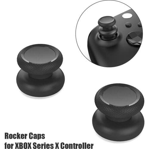 2pcs Silicone Thumb Grips Stick Covers Raised Analog Thumb Stick Grip Cover Gamepad Joystick Cap for Xbox Series S X Controller