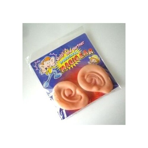 Jumbo Latex Ears,Magic Ear,1 Pair,Medium,Magic Tricks,Stage,Street,Gimmick,Illusion,Funny Toys for Children,Party Magic Show